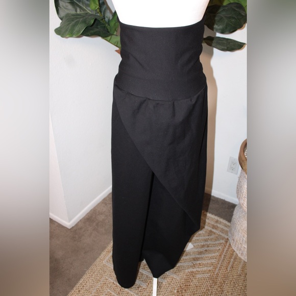 Julia Allert’s Black Wide Leg Trousers Jersey - Picture 6 of 16
